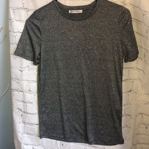 Silver Zara Short Sleeve Tee